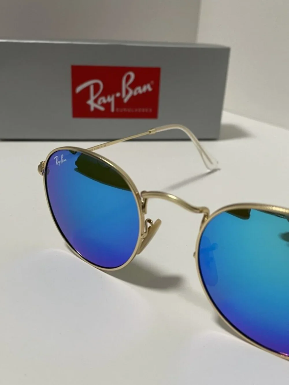 Ray-Ban | Accessories | New Rayban Rb3447 Round Metal Classic Gold ...